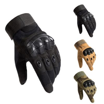 Tactical gloves with soft shell, long fingers, O memory, touch screen, mountaineering, rock climbing, anti slip,