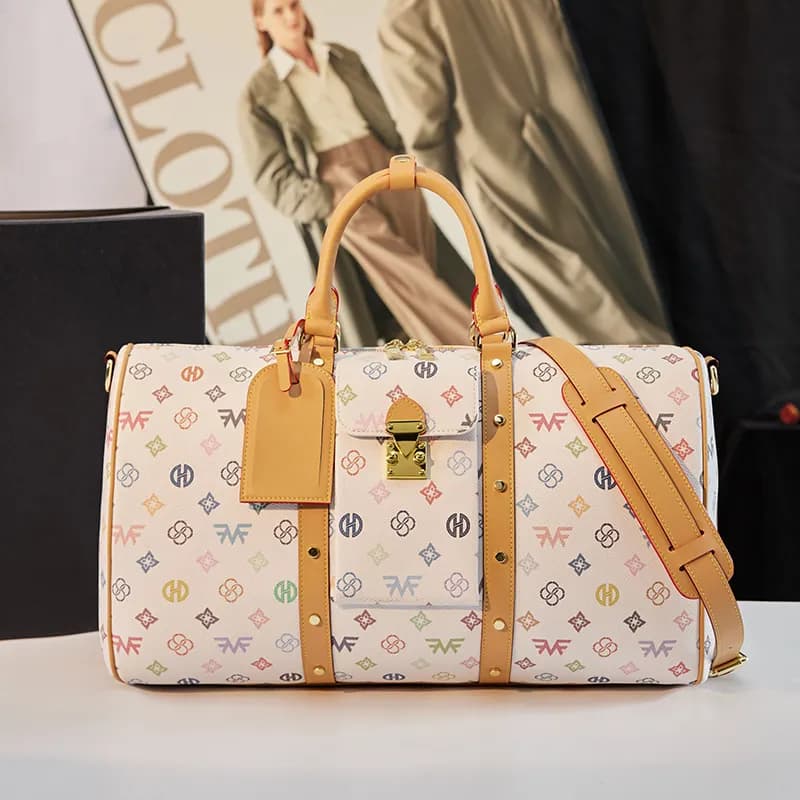 MKF Designer Bag Free Shipping Light Luxury High-quality Printed Ha, Classic Retro Casual Capacity Large Women's