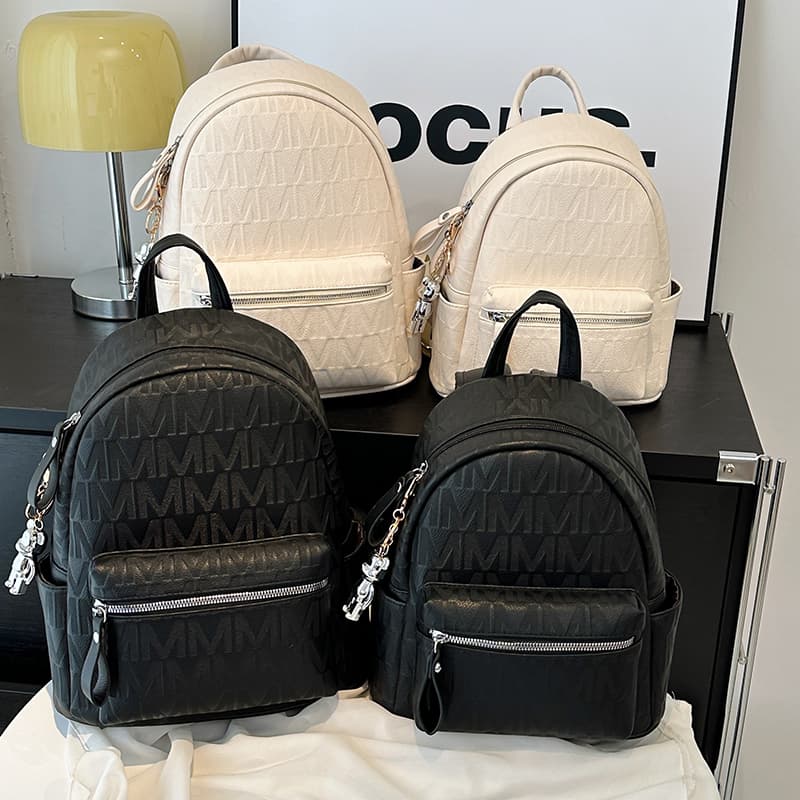 Solid Color School Daily Shopping Women's Backpack