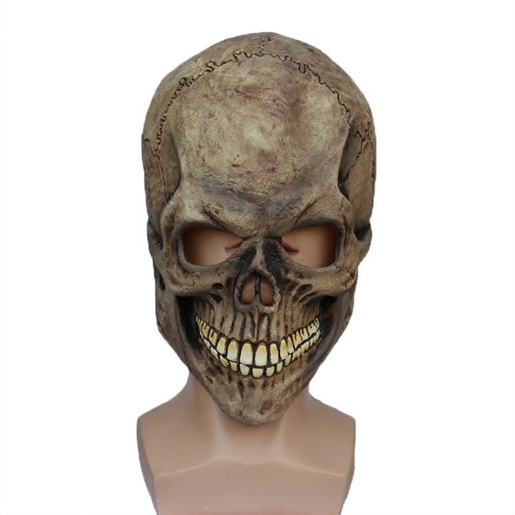Halloween Horror skull mask Halloween cosplay headgear haunted house escape room scary scene costume props