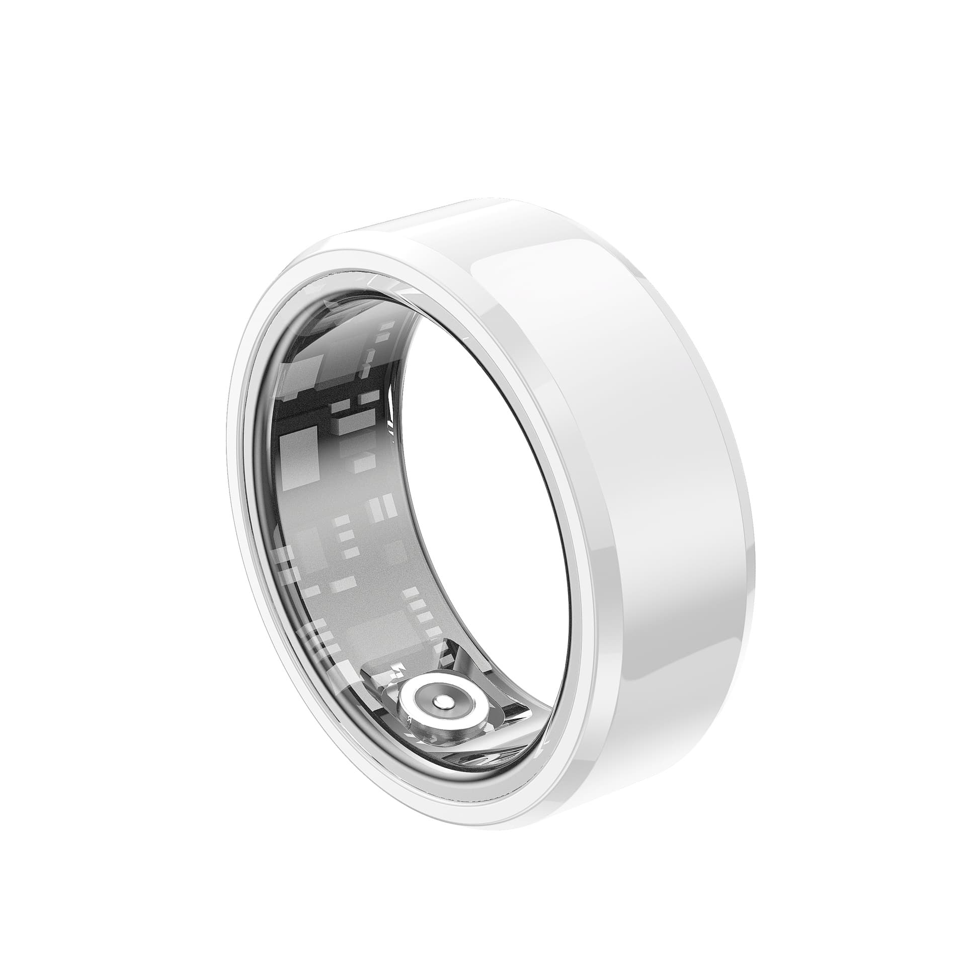 SR02 Ceramic Blood Oxygen Heart Rate Health Black Technology Waterproof Bluetooth Ring Smart Wearable