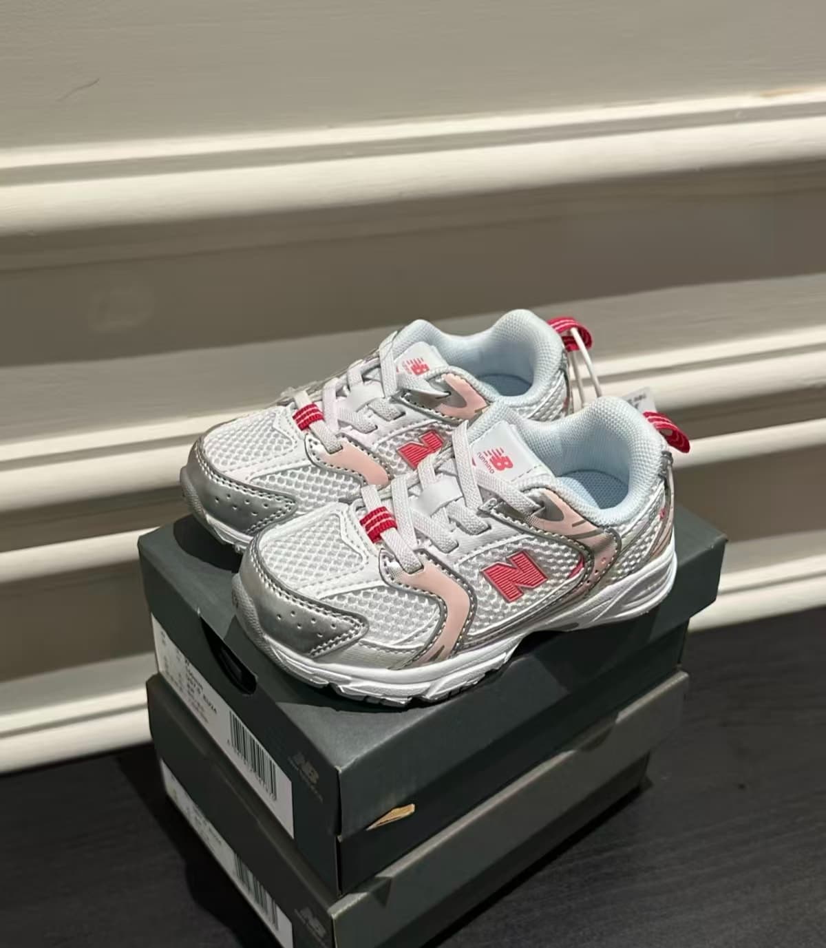 Baskets décontractées pour enfants Nw Balance 530, chaussures élégantes en maille respirante, baskets légères et antidérapantes pour garçons