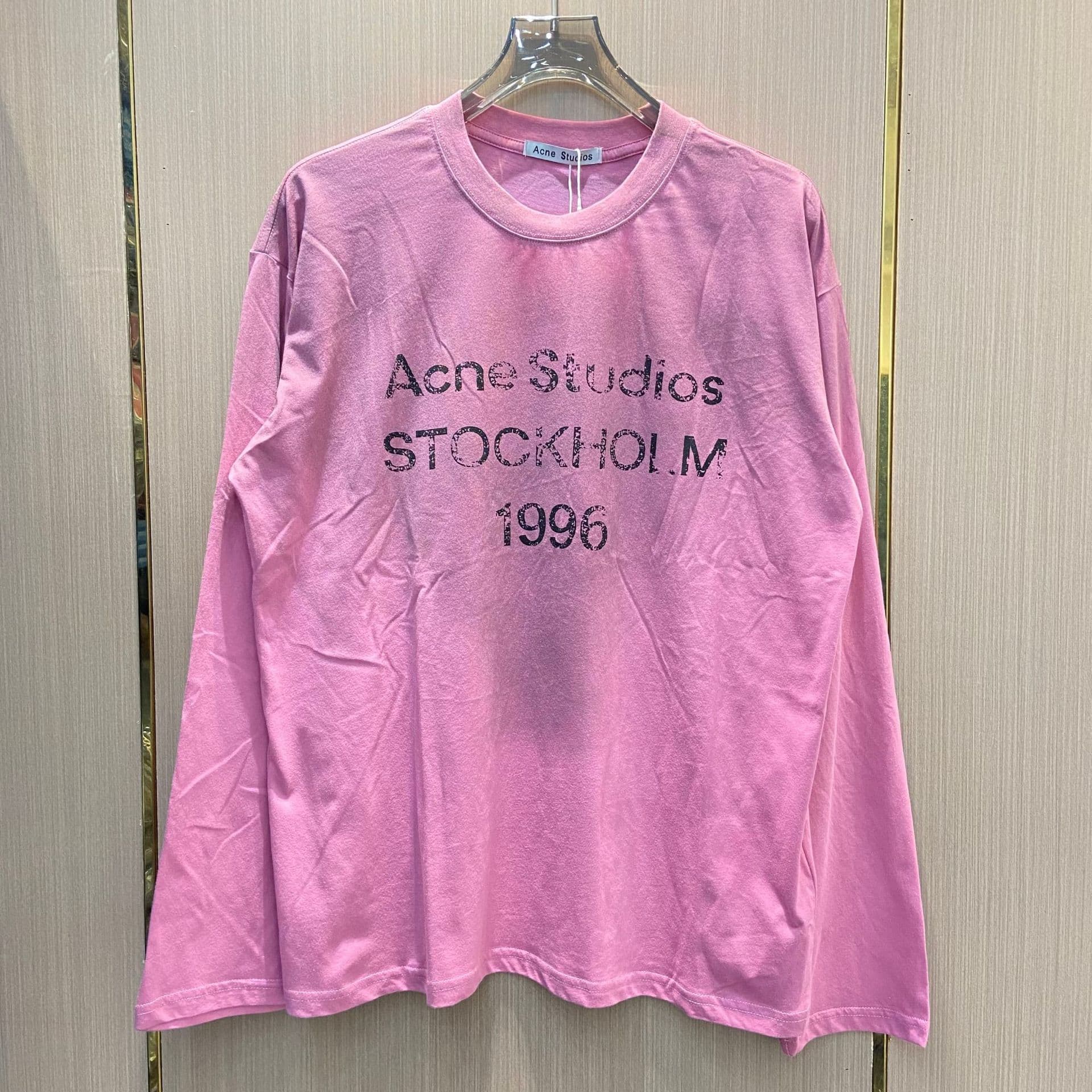 25SS 1996 Classic Dstruction Commmorativ Lazy Rlaxd Long Slv Sun Protction Lightwight Bas T-Shirt Couplel