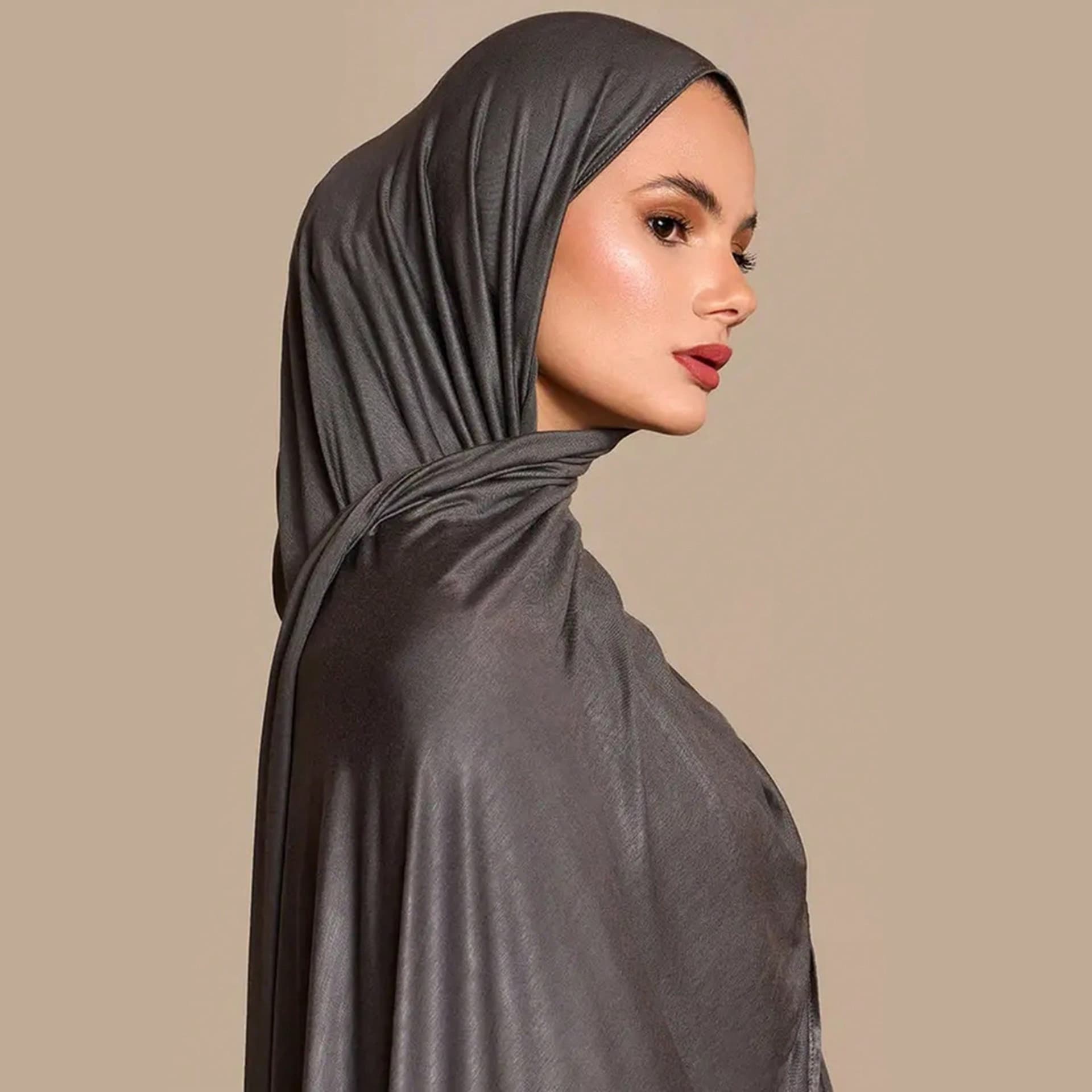 Mercerized Cotton Jersey Scarf – Long Sand-Proof Headscarf & Neck Wrap For Women
