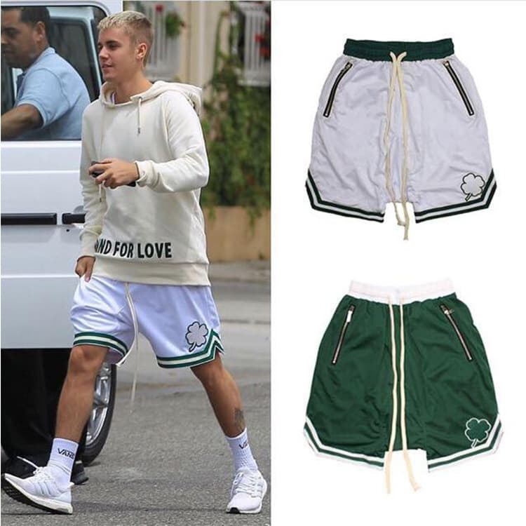 Men's Hip-hop trendy brand shorts men's FOG large size loose sports high street five-quarter pants basketball pants trendy casual trendy pants