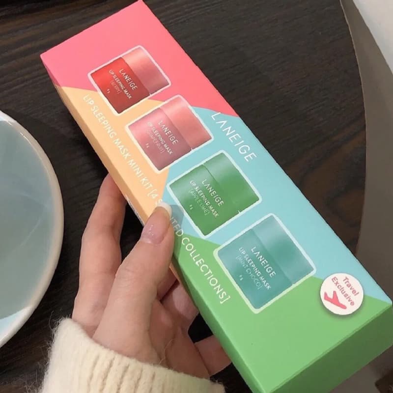 Laneige Donut Balm Moisturizing Mirror Gloss Lips Strawberry Raspberry Chocolate Glaze Smell Lipstick Transparent Lip Oil Makeup
