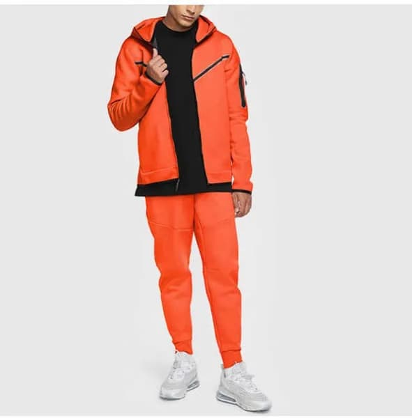 Ensemble de survêtement homme 2022, en molleton technique de coton, sweat-shirt à capuche de qualité supérieure, idéal pour l'entraînement.