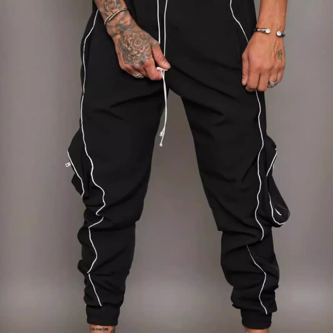 Men's Clothing men's casual reflective overalls