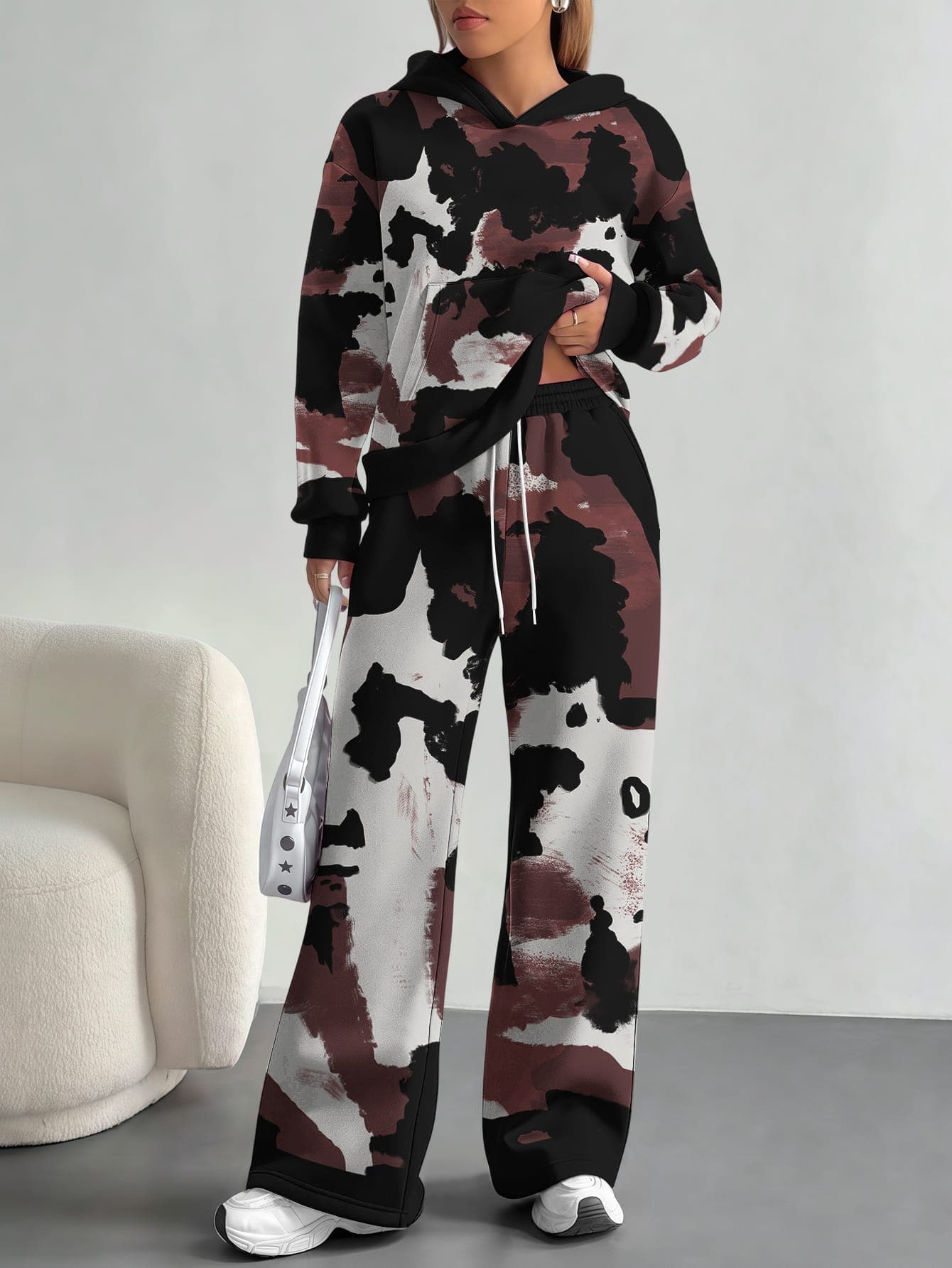 2025 New Yellow Green Camouflage Sports Style Foreign Trade Comfortable Fashion Leisure Outdoor European And American Women's Su