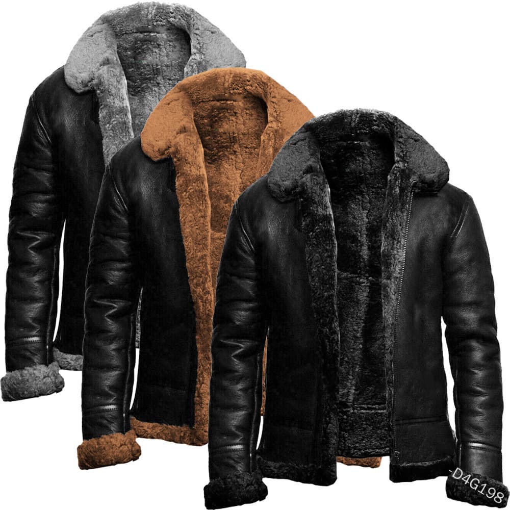 Men's PU Leather Jacket – Slim Fit Zippered Casual Coat With Velvet Lapel (Black/Grey/Brown, XS-5XL)