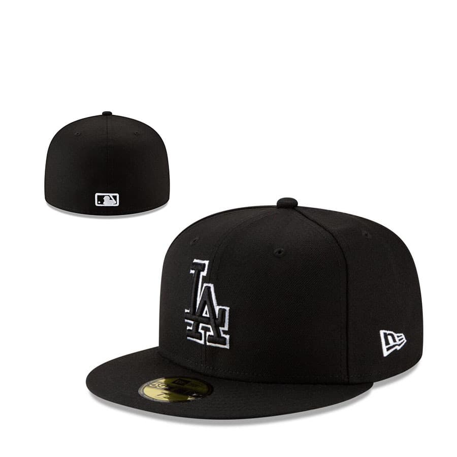 Casquette de baseball brodée, protection solaire intégrale, taille L (5A), de qualité supérieure Los Angeles Dodgers, pour l'exportation.