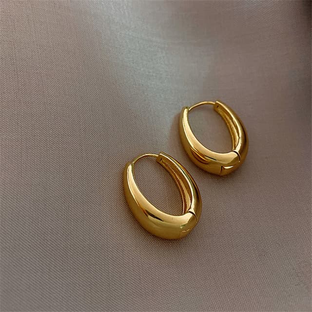 LAU CHIY Hoop Earrings, Copper Alloy By Girl's Beauty Lab