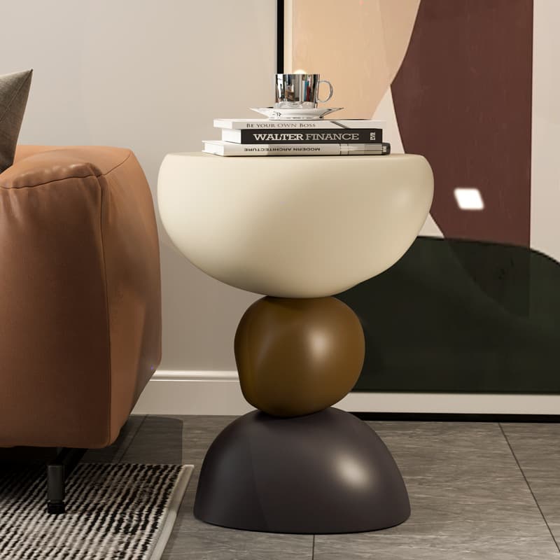 Craftsman Thirteen Designer Side Creative Light Luxury High-End Cream Style Living Room Fortune Corner Table