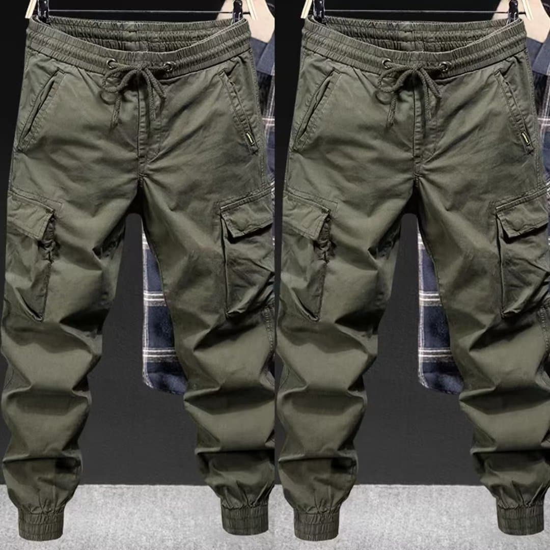 Men's Clothing Overalls Spring And Autumn Loose Large Size Casual Outdoor Trendy Multi Pocket Leggings Pants