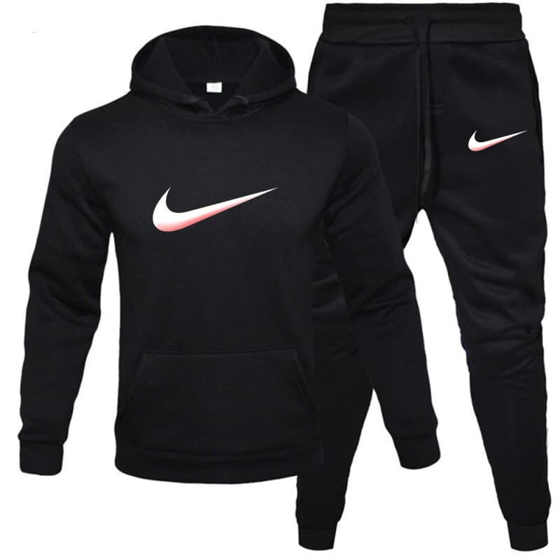 Ensemble de sport décontracté confortable imprimé de marque tendance 20214 automne et hiver nouveau sweat-shirt à capuche ample et pantalon.