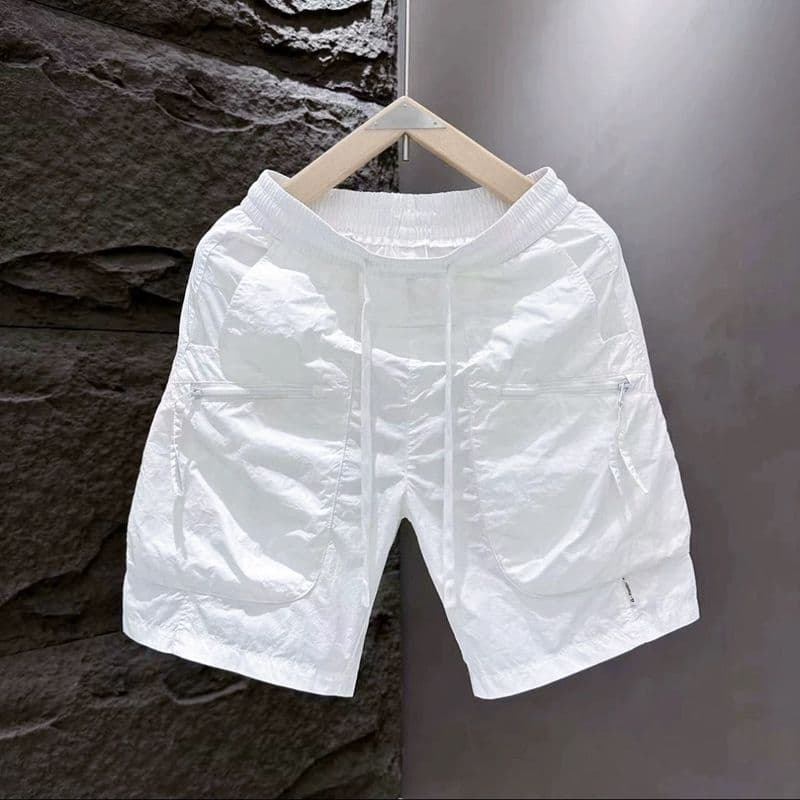 Men's Clothing Summer Men's Thin Personalized Work Shorts Youth Breathable Beach Pants Fashion Handsome Versatile Shorts