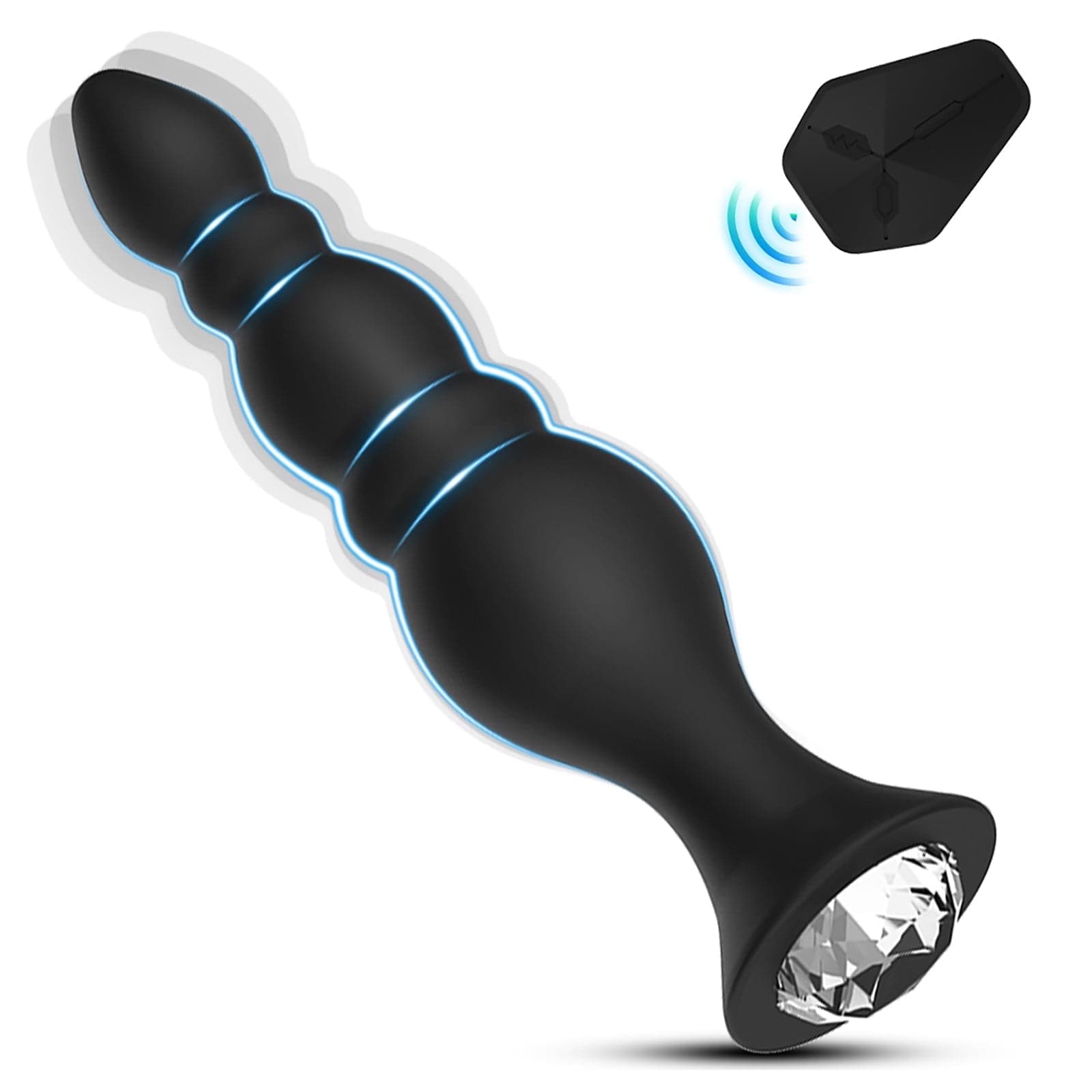 Vibrating Anal Beads Butt Plug Adult Sex Toys For Men Women Couples, Rechargeable Anal Plug With 10 Vibration Modes, Remote Control Vibr