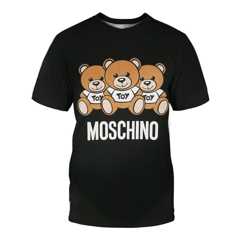 T-Shirt ample surdimensionné à imprimé de dessin animé ours pour femmes, nouvelle collection