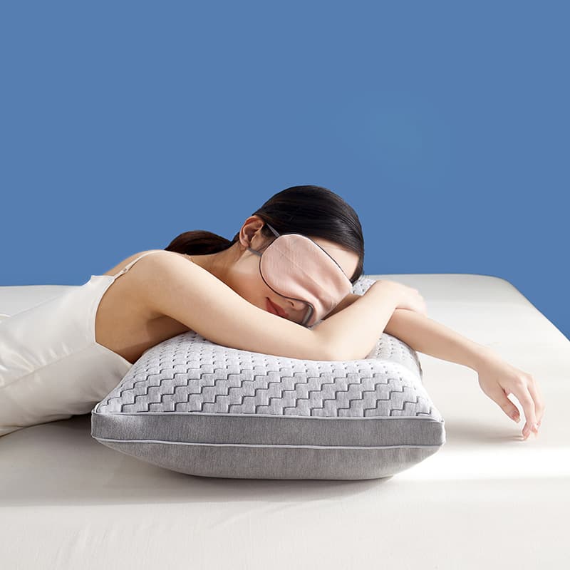 Knitted Soft Pillows For Sleeping, Support Bed Pillows, Fluffy Down Alternative Pillow 1PC