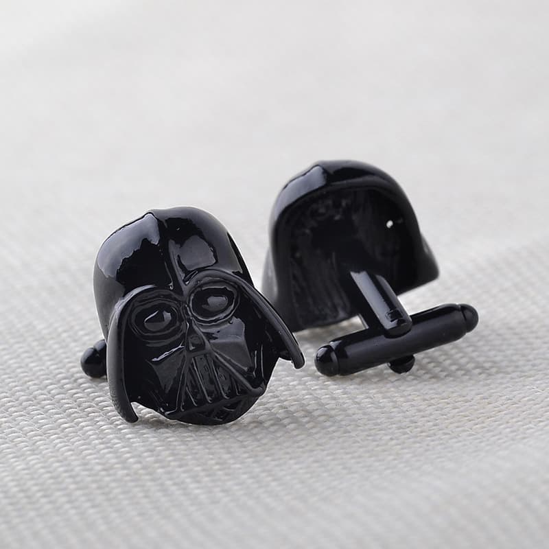 new French paint cufflinks Darth Vader mask men's shirt cufflinks