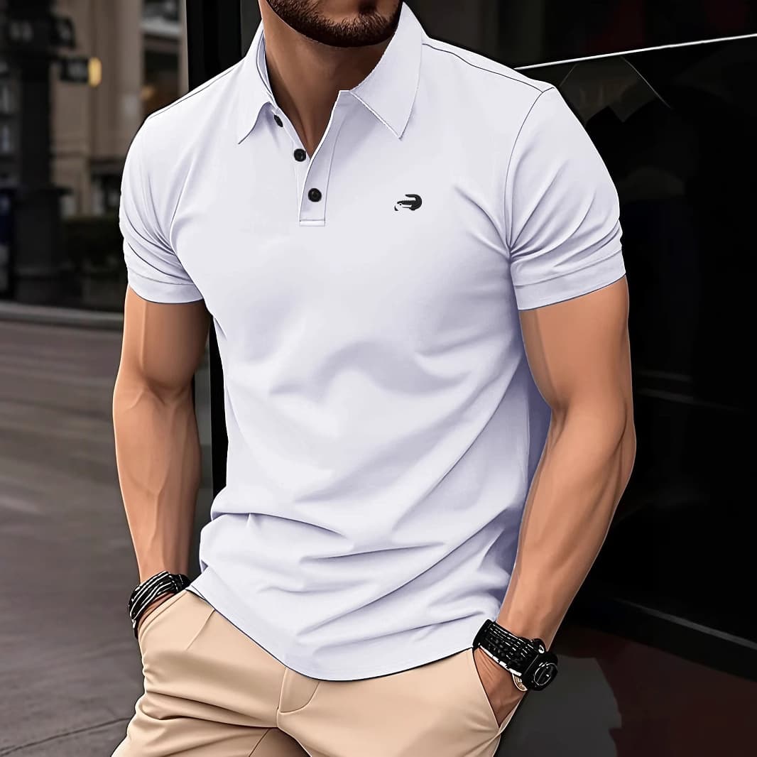 Men's Clothing Business Casual Short Sleeved Top