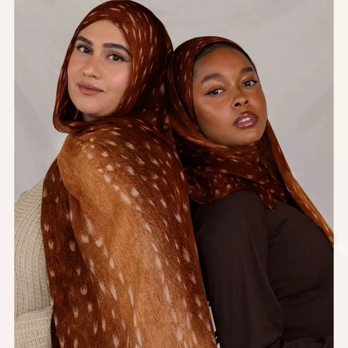 Women's Double Sided Soft Tie Dye Style Scarf Polyester Cotton Printed Watercolor Series Cross Border Hot Selling