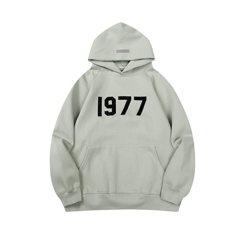 Pull à capuche ample et décontracté pour homme, marque de mode, Double Line 22SS 1977, flocage numérique