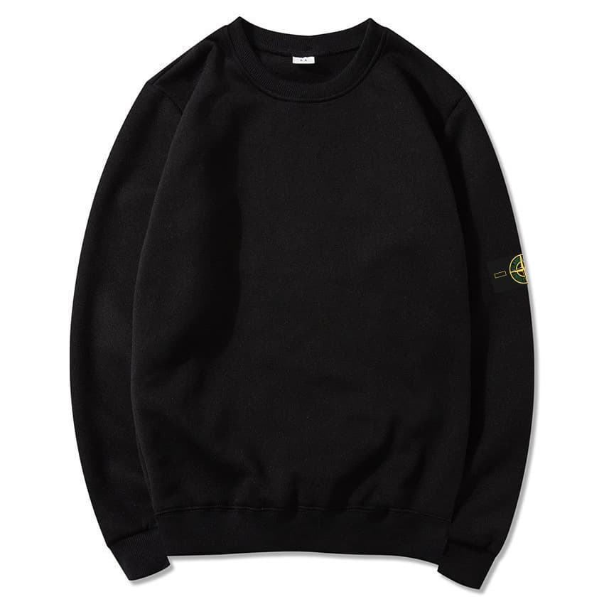 Sweat à capuche unisexe printemps-automne, couleur unie, style hip-hop, style île, coupe ample, col rond, sweat à capuche