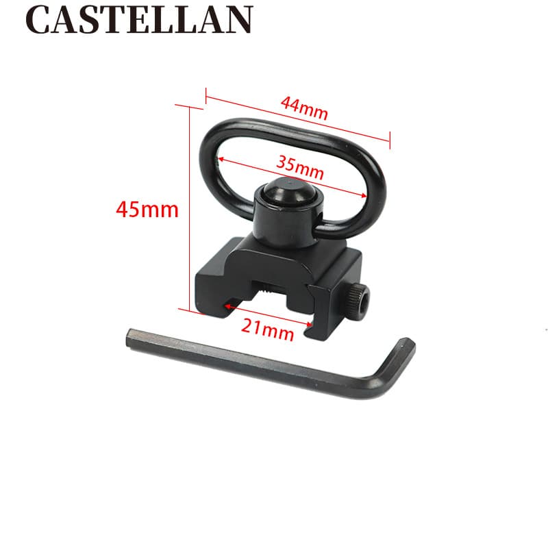 QD Buckle Strap Buckle 20mm Butterfly Strap Buckle Quick Release Tactical Strap Buckle QD Sling Swivel Mount