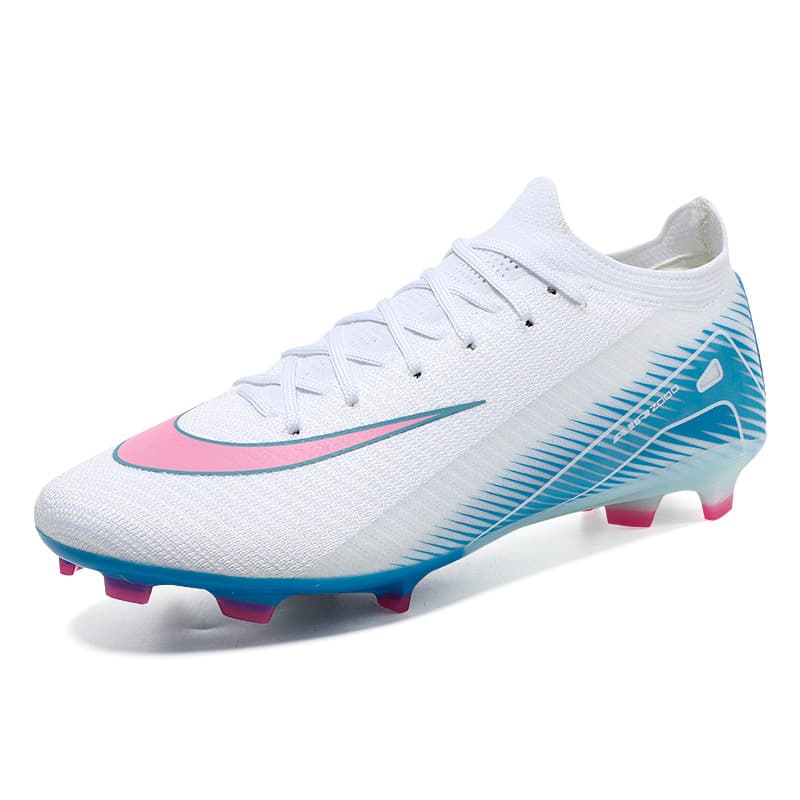 Chaussures de football Nike Mercurial Superfly TF – Tricot dégradé blanc/bleu pour gazon synthétique