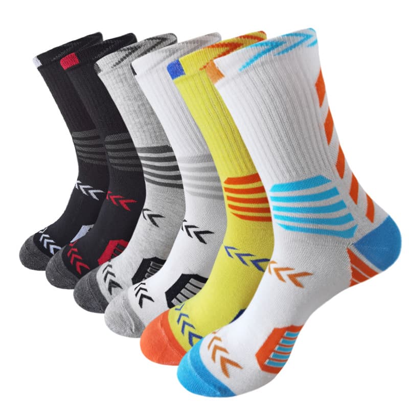 New Arrow Cycling Socks Men's Elite Socks Trendy Color contrast Basketball Socks Football Socks Running Sports Socks