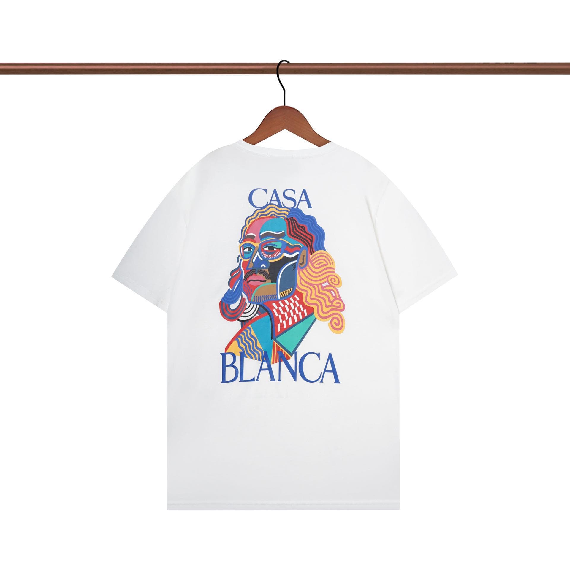 Vêtements pour hommes 24 nouveaux styles Illusion Gate Letter Printing T-shirt à manches courtes à col rond personnalisé