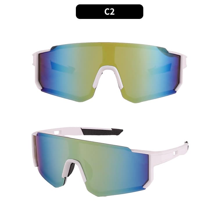 Lunettes de soleil colorées tendance pour l'alpinisme, le cyclisme, le ski et la conduite, anti-ultraviolets