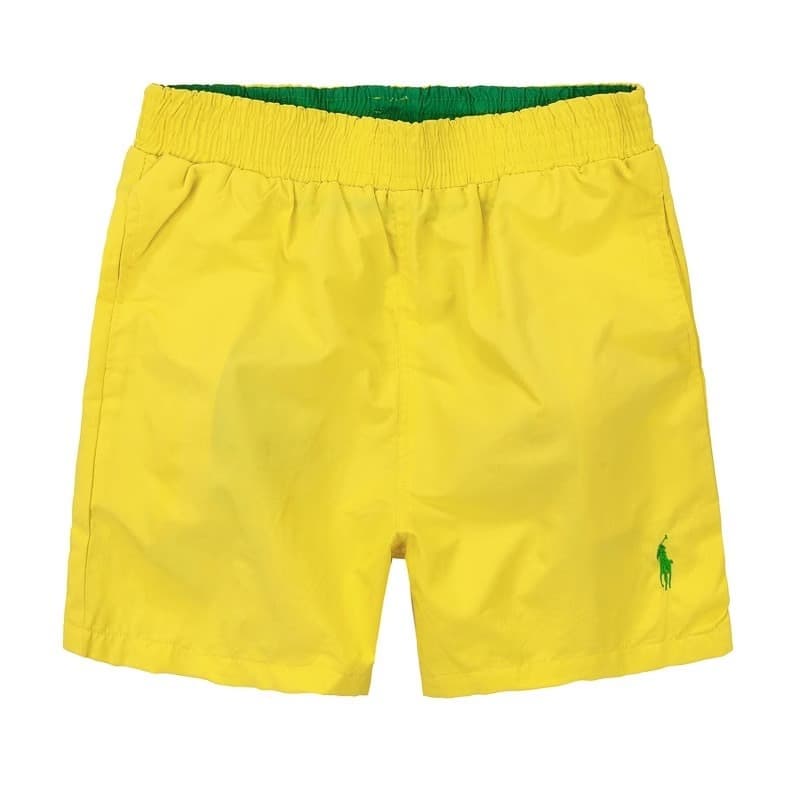 Short de bain homme à séchage rapide, short de plage taille élastique avec logo brodé, maillot de bain décontracté et léger pour la piscine et
