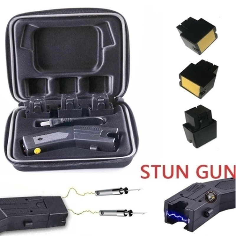 Women's Self-defense Tools Rechargeable Taser Gun Remote Electric Shock Stun Gun