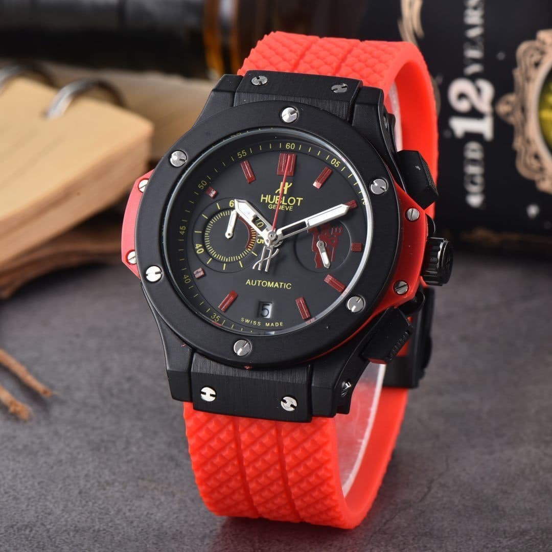 Montre homme tendance, mode et sport, à quartz, bracelet en caoutchouc, très demandée en gros