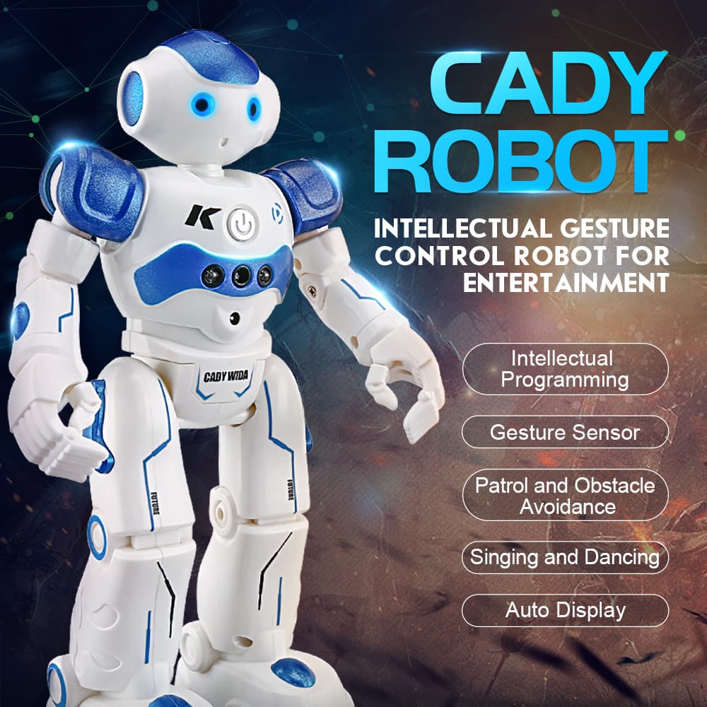Toys & Games JJRC Popular Dancing Remote Control Intelligent Programming Robot Gesture Sensing Educational Children's Toy R2 Robot