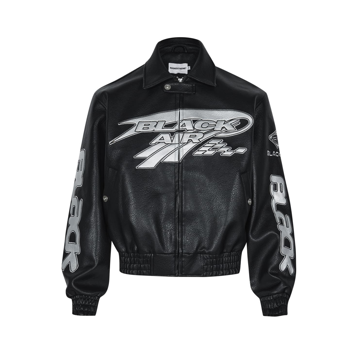 Men's Clothing retro street cleanfit litchi environmentally friendly leather jacket PU leather