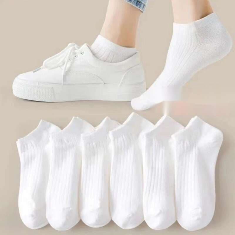 Zhuji For Men Women Summer Thin Black White Short Tube Breathable, Sweat-absorbing, Odor Proof, Spring And Autumn Net