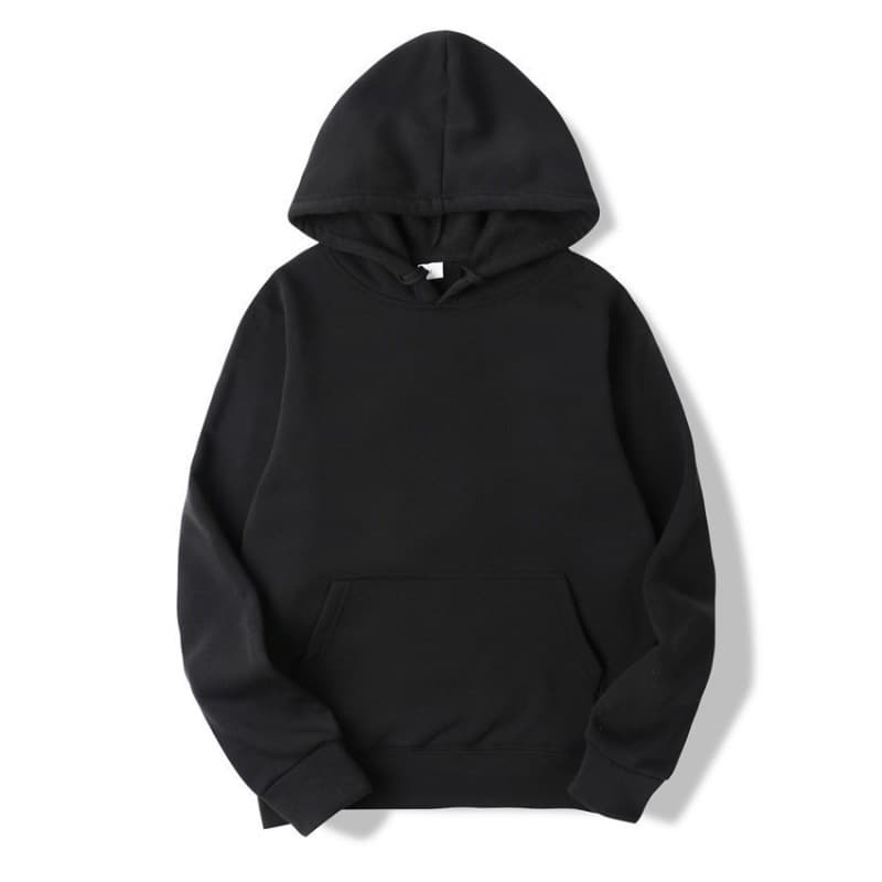 Men's Spring And Autumn Winter Hooded Fashion Leisure Sports Solid Color Men's And Women's Casual Coat Hoodie