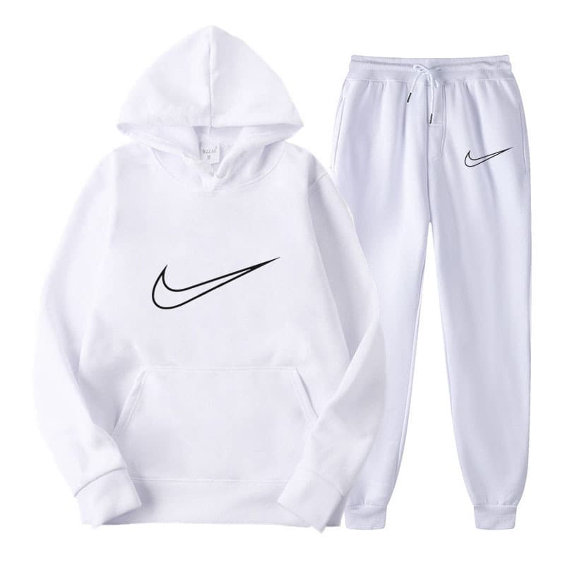 Ensemble de vêtements de sport pour étudiants d'automne 2024, sweat-shirt à capuche ample et à la mode, pantalon de survêtement, ensemble deux p