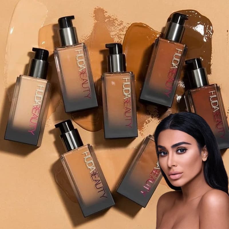 Fauxfilter Luminous Matte Foundation Long Lasting Full Coverage Foundation Effective Concealer Waterproof Professional Makeup