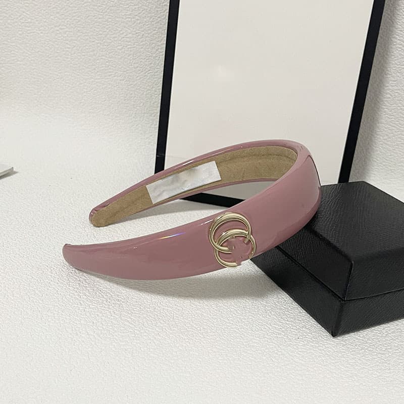 Bandeau en éponge rose à nœud haut, accessoire de cheveux simple et mignon, collection printemps/été 2026.