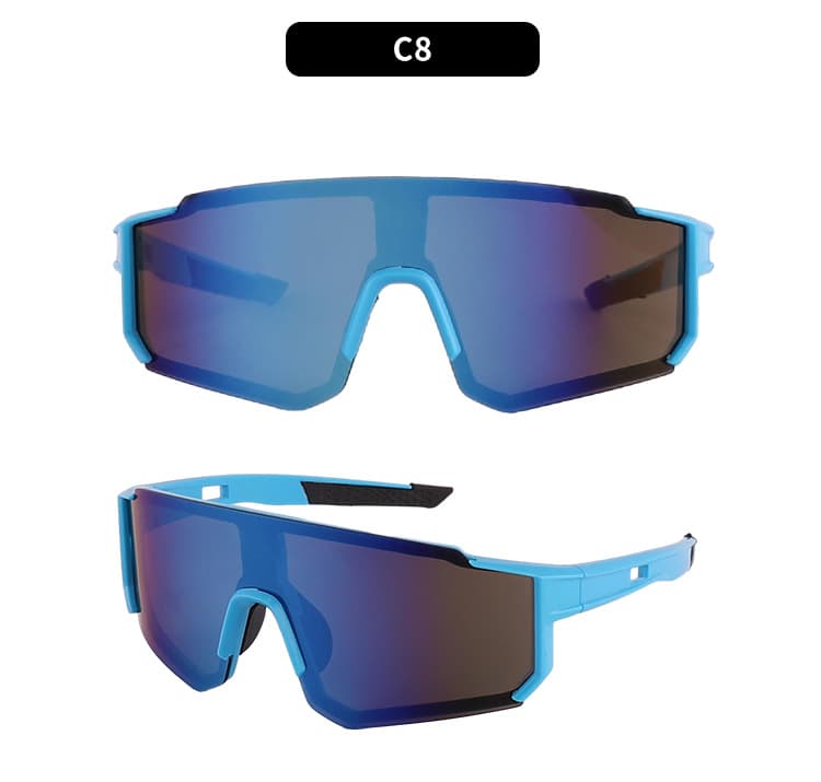 Lunettes de soleil colorées tendance pour l'alpinisme, le cyclisme, le ski et la conduite, anti-ultraviolets