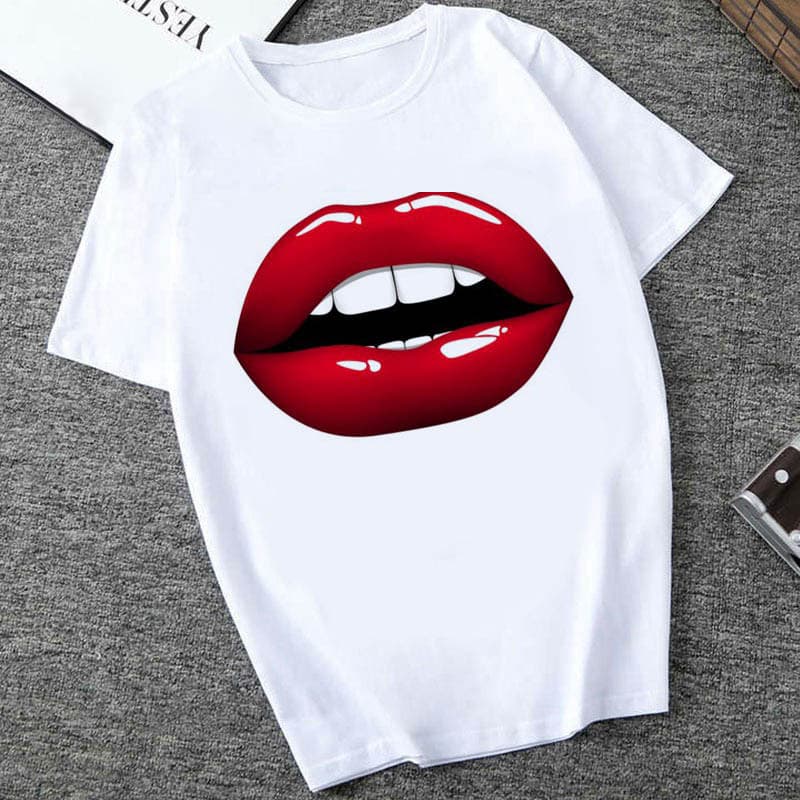 women's printed t-shirt short sleeves