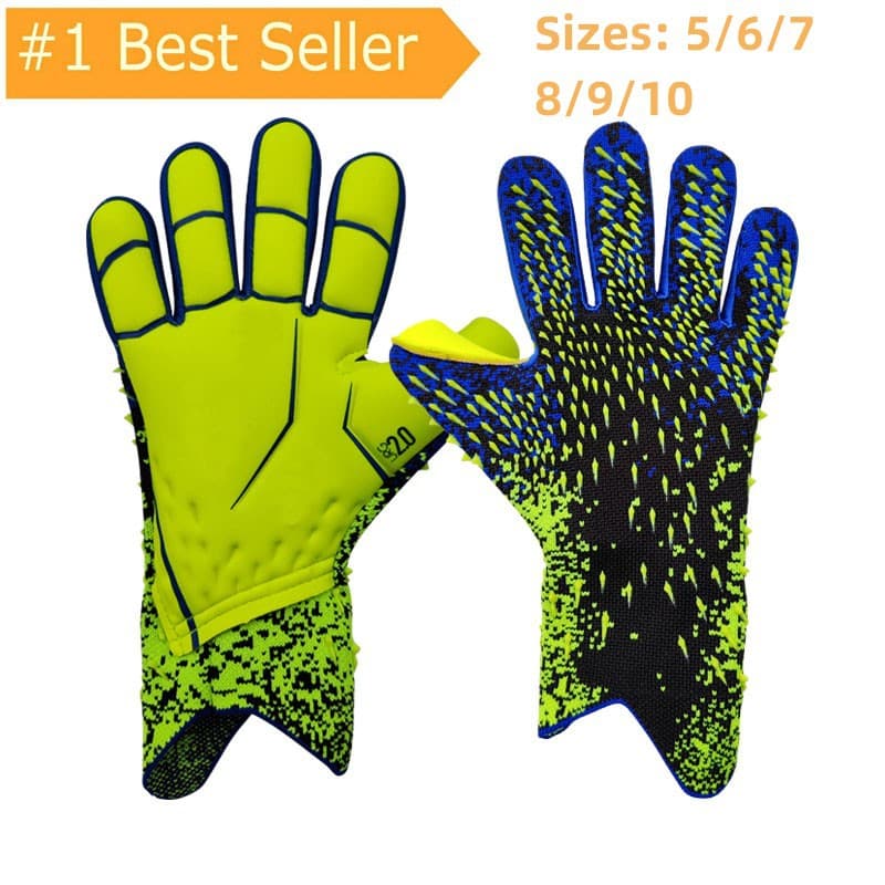 Professional Latex Waterproof Non-slip Gloves For Adult And Child Goalkeepers Training Soccer Goalkeeping Gloves