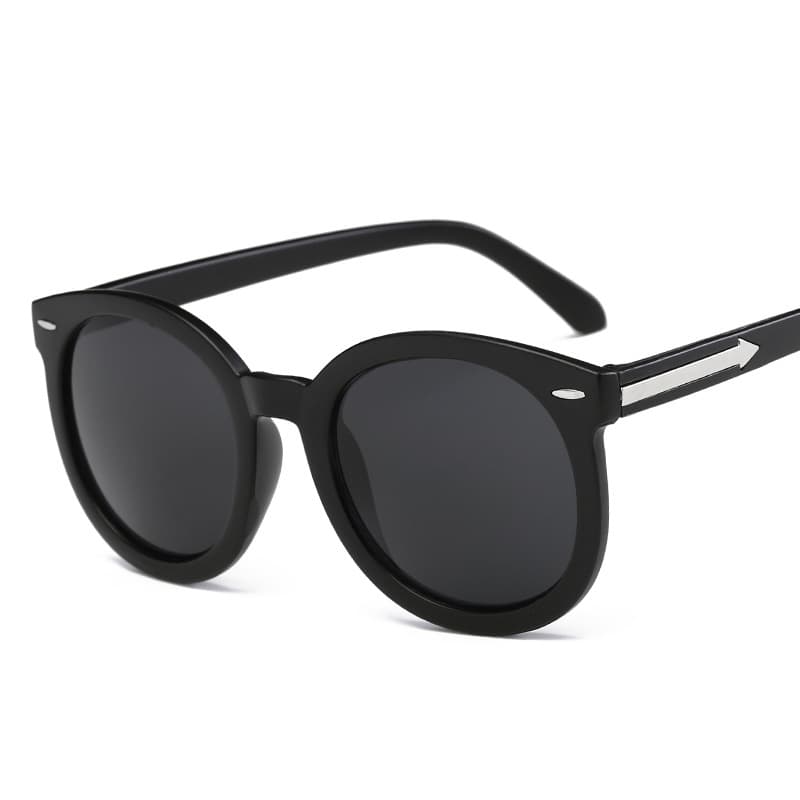 Unisex Clear Sunglasses Trendy Reflective Sunglasses Retro round sunglasses