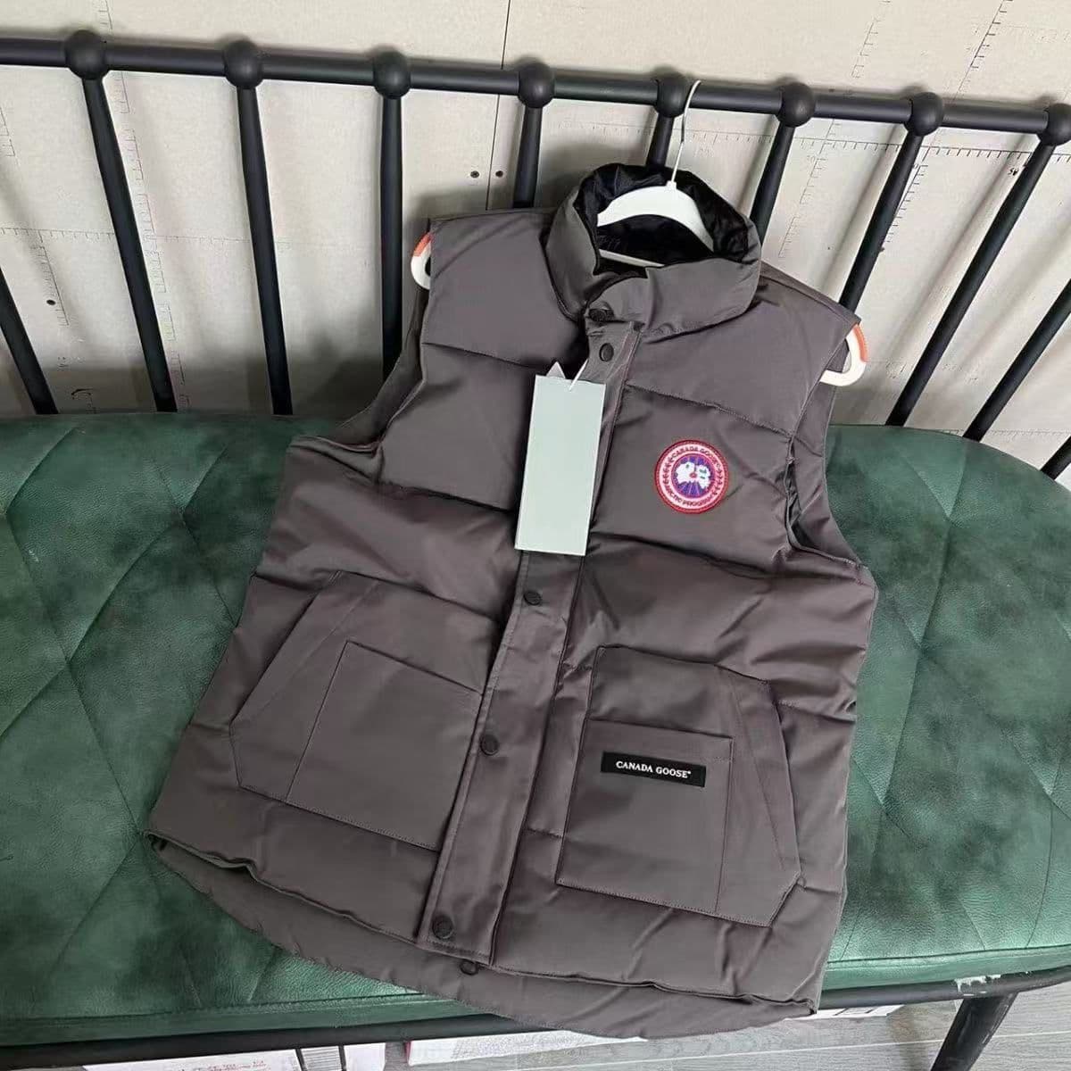 Gilet gris tendance et polyvalent à col montant pour célébrités d'Internet de cette année, style automne-hiver Kuaishou