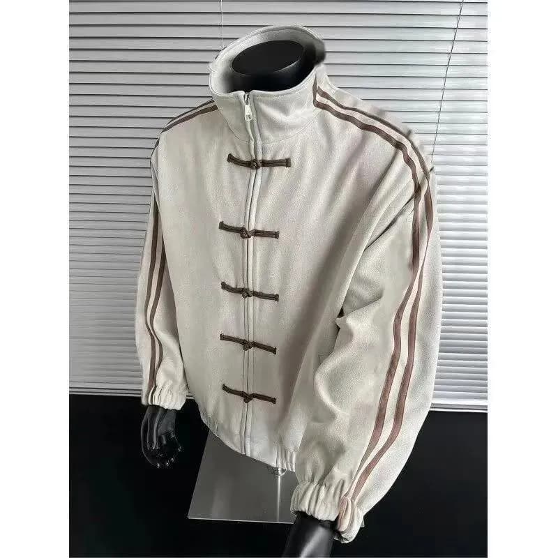 Veste Didi Designer 26ss, coupe-vent, style printemps, col montant, fermeture boutonnée, idéale pour le Nouvel An chinois.