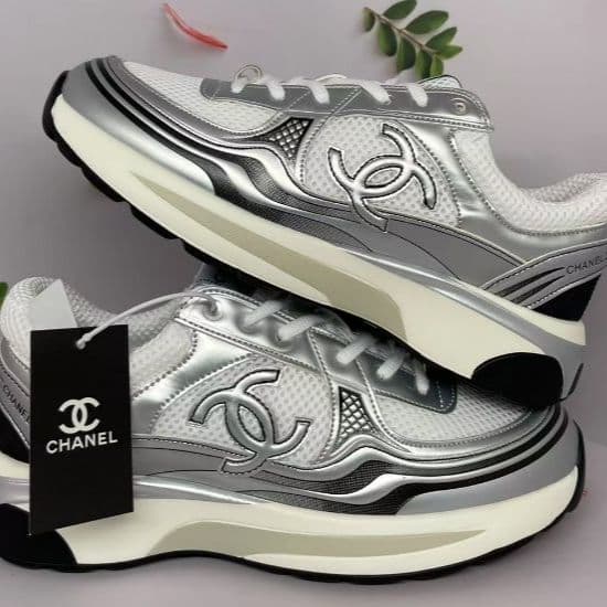 Putian Pure Original Petit Parfum Style Silver Horn King Sports Mesh Respirant Semelle Épaisse Hauteur Augmentante